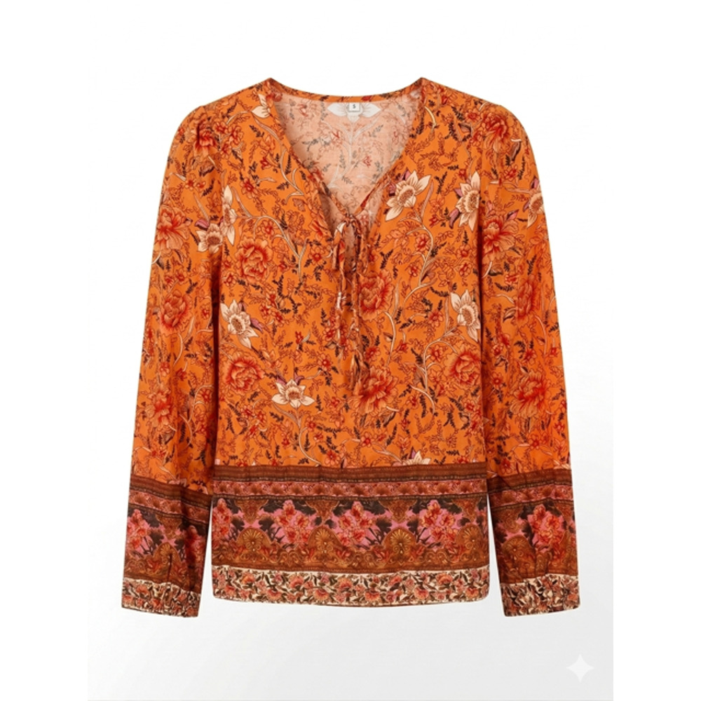 The "Solstice Surf" Boho Top - Large - Picture 3 of 6